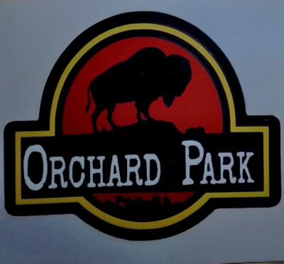 #ad #ad Buffalo Orchard Park Premium Vinyl Decal NFL NY Bills Mafia Jurassic Park $5.99