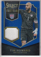 2015-16 PANINI SELECT SOCCER TIM HOWARD SP JERSEY /99 USA PRIZM BLUE
