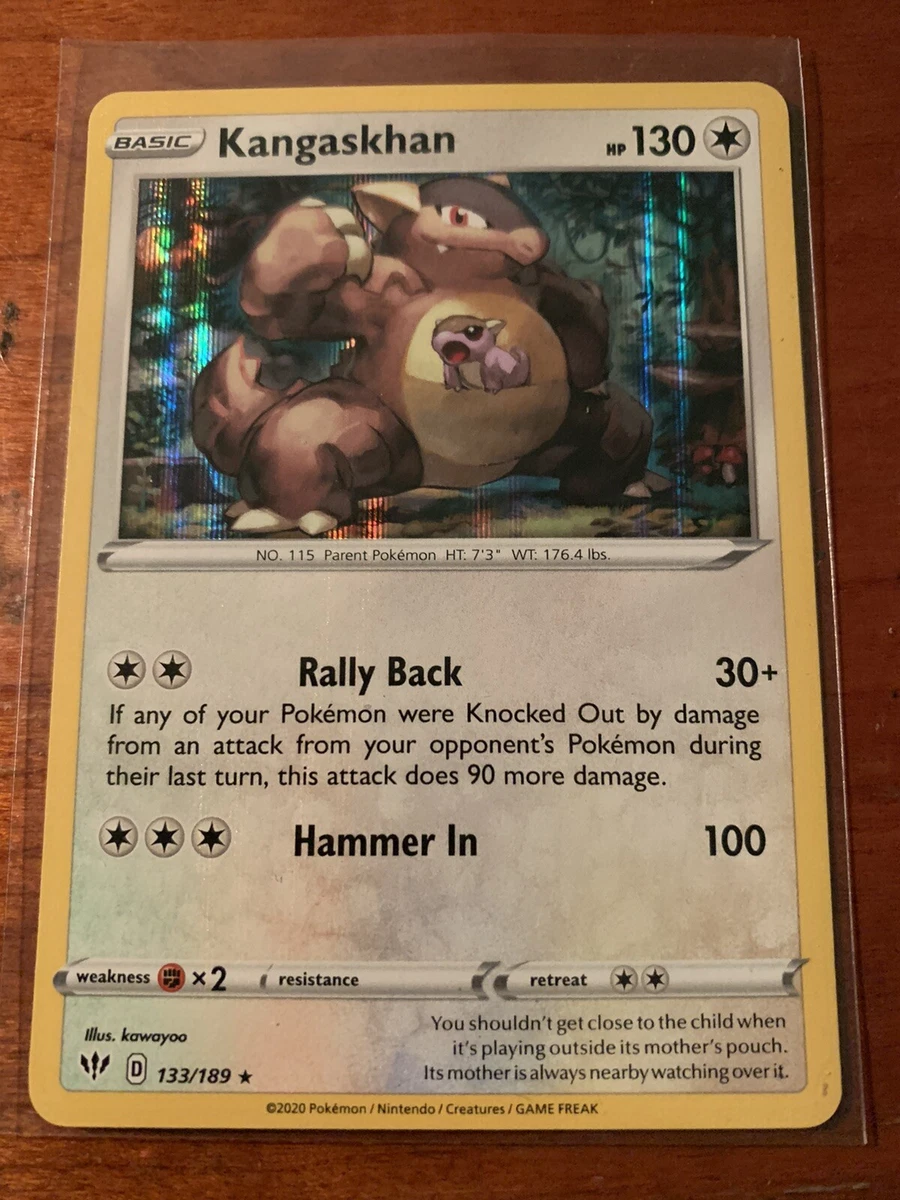 Kangaskhan Holo - Darkness Ablaze Pokémon card 133/189