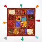 Indian Handmade Home Decor Ethnic Pillow Shams Couch Multi color Cushion Cover