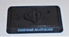 GI Joe Figure Name Plate Display Stand / Base     2008 Major Bludd