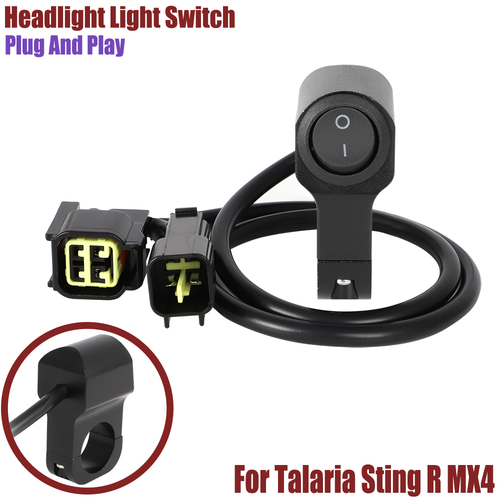 Headlight Switch Upgraded Kit For Talaria Sting R MX4 Dirt Bike LED Light Bar Head Lamp Set Plug & Play Electric Off Road Bike - 201355758 - View #12