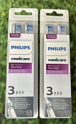 (2) Philips Sonicare Optimal Gum Health Replacement Head - HX9033/65 White - 3ct
