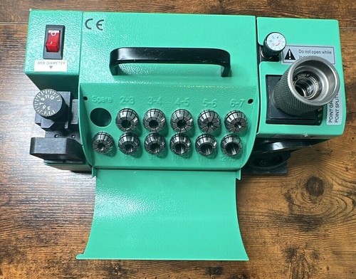 Drill Bits Sharpener Portable Drill Bit Grinder End Mill Re-Sharpener with 11 - Picture 3 of 5