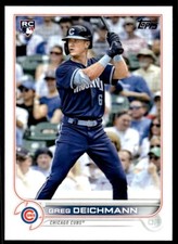 2022 Topps Baseball Card Greg Deichmann Chicago Cubs #395