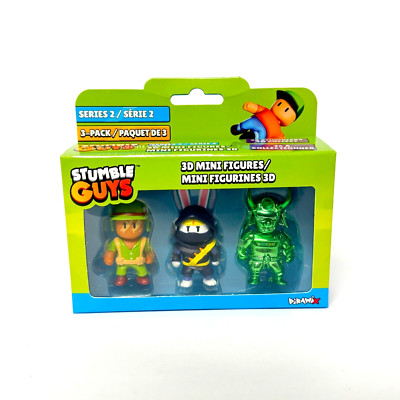 Stumble Guys Series 2 - 3D Mini Figures 3PACK PvtDavies.Furiken.SeiTaishogun