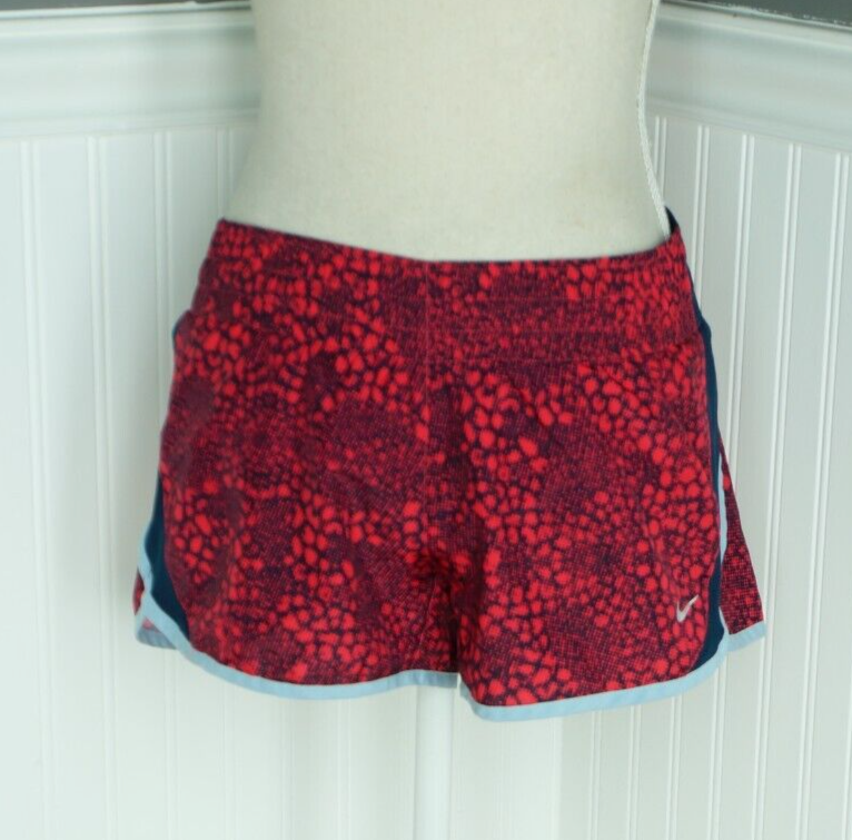 red and black nike shorts womens