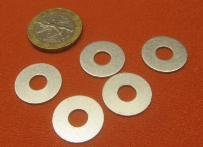 #ad Aluminum Round Washer No. 1 4 Screw Size 100 Pcs $27.26