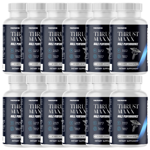 Thrust Maxx Wellness Support & Performance Dietary Supplement, 12 Bottles