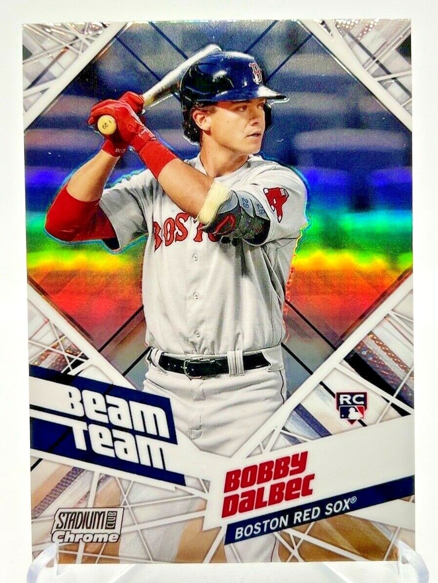 2021 Topps Stadium Club Chrome Bobby Dalbec #BTC-19 Beam Team Refractor Rookie