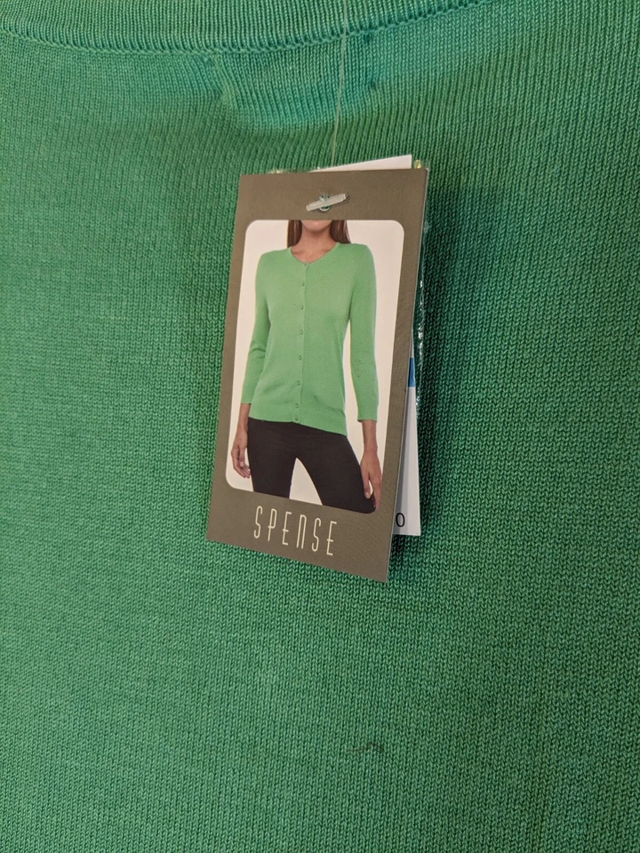 Spense, Cárdigan Mujer, Verde, Talla XL, Nuevo Con Etiquetas Foto 3 de 4