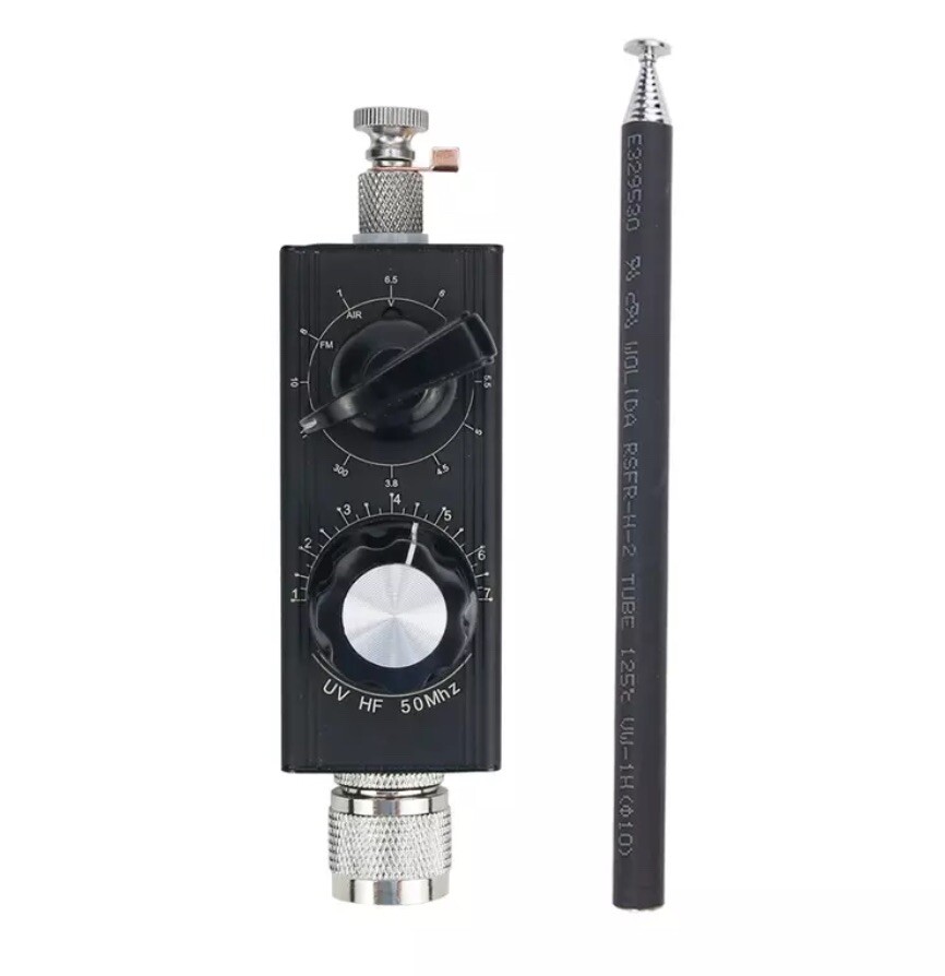 20W QRP HF Antenna Tuner 3.5-30 MHz With Telescopic Antenna