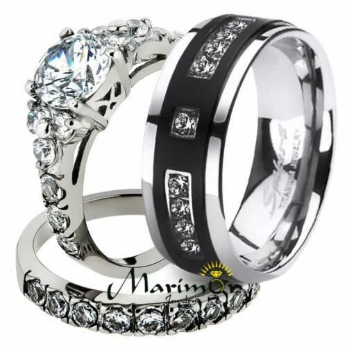 Anelli di lusso trasparente zircone