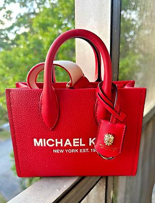 Michael Kors Mirella XS Logo Shopper Crossbody Handbag Michael Kors Mirella XS Logo Shopper Crossbody Handbag