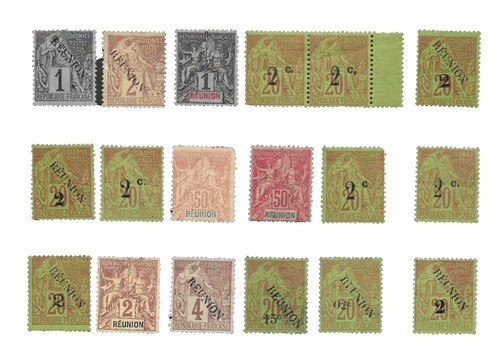 REUNION 1891-1905 (9 different) F/VF USED | eBay