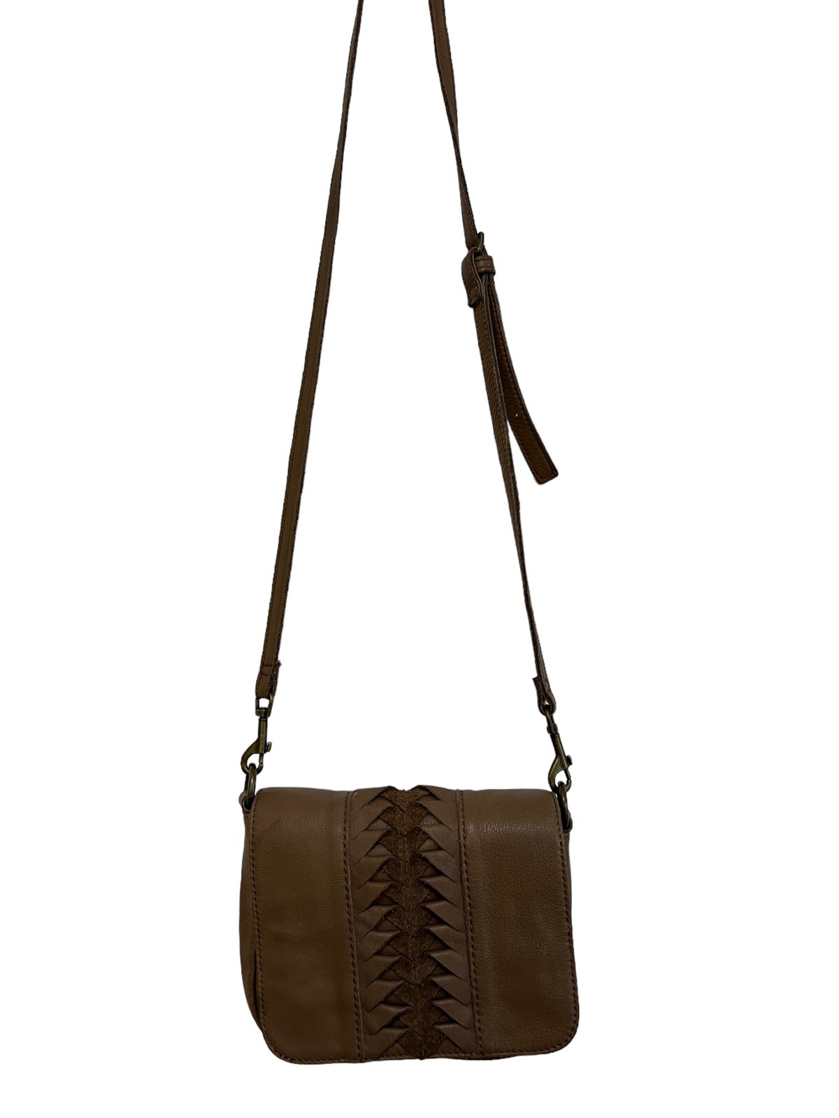 Liebeskind Leather Crossbody Bag Tan