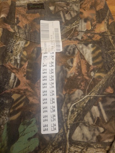 Liberty Advantage Timber Camouflage Camo Cargo Pants Men's Regular 44x34 NWT - Picture 6 of 8