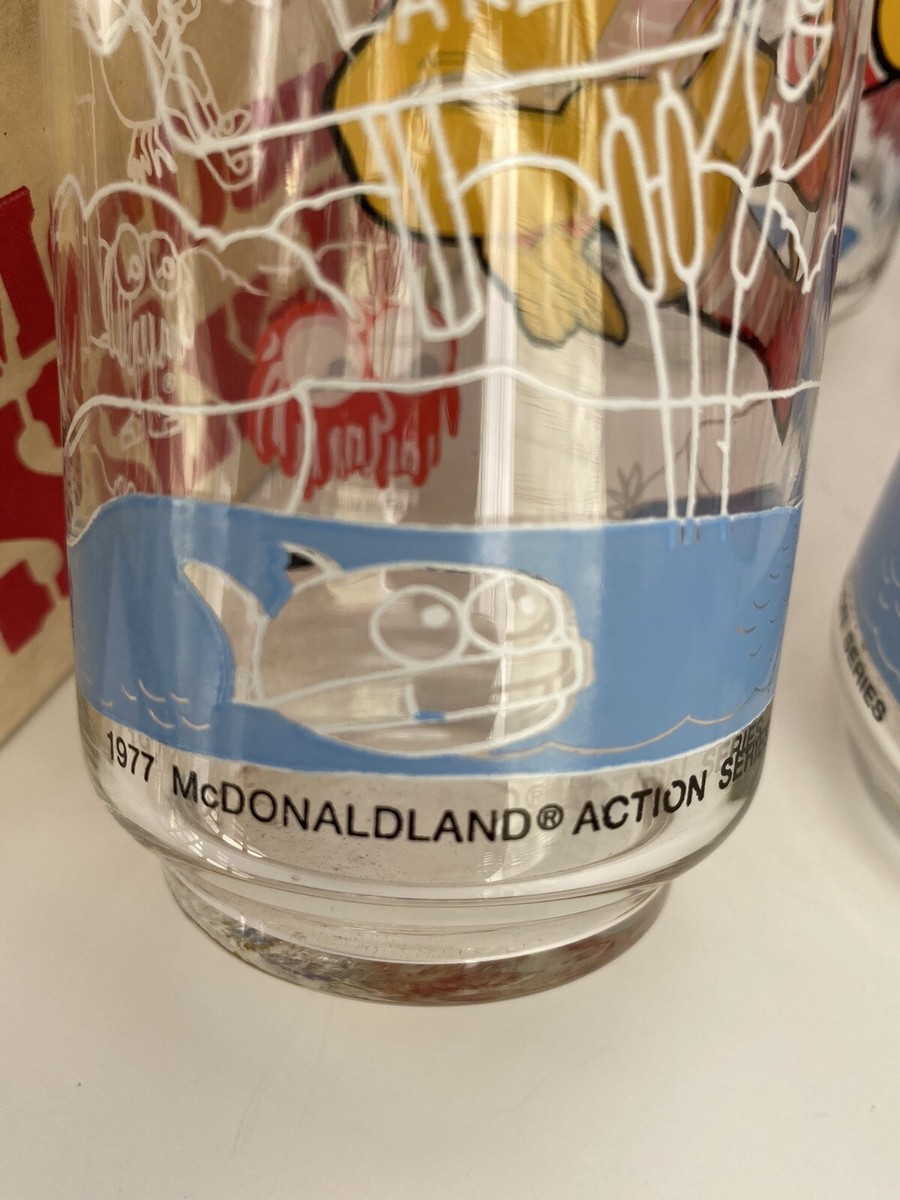 Vintage 1977 McDonaldland Six-Pack McDonalds Glasses