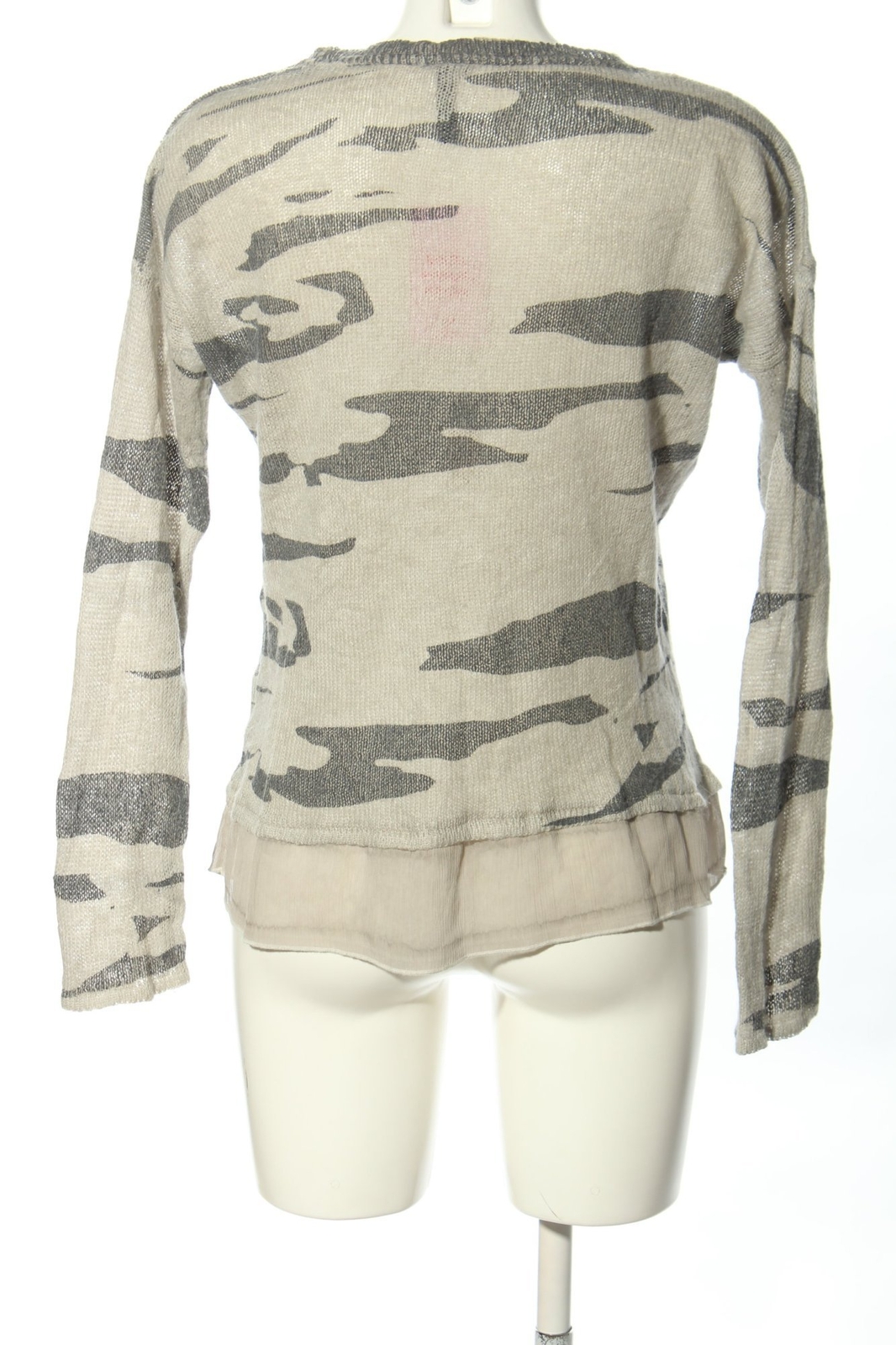 Pull Kookai Tricoté – Taille 36, Beige, Coupe Ample, Style Décontracté
