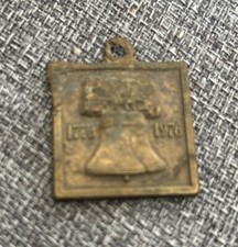 1976 Amoco Drop In Mailbox Bicentennial Auto Gas Station Keychain Vintage Fob