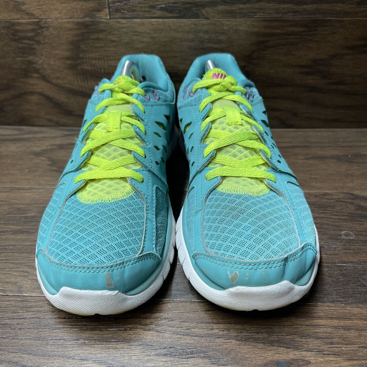 NIKE　RUNNING Nike Womens SIZE 8 Flex Run Blue Running Walking Gym Shoes