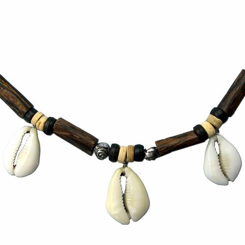 Seestern Halskette Tropischer Modeschmuck mit Kauri Muschel Anhängern - Afbeelding 2 van 15