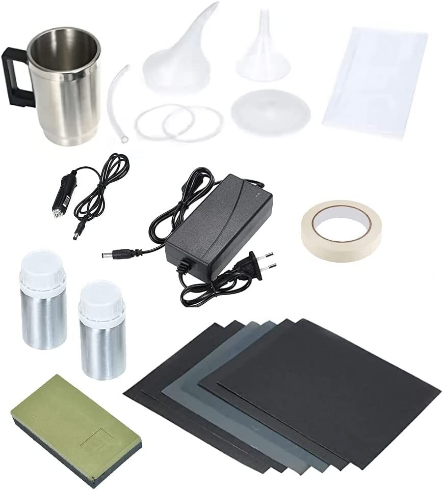 Scheinwerfer Reparatur Set - Komplettset Für Klare Sicht | Inklusive Polierpad & Dampfset