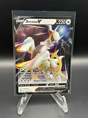 cutest pokemon cards full art Amazon.com: Arceus VSTAR 123/172 Brilliant Stars main image 0
