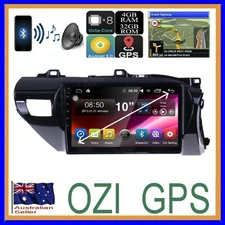 HILUX 2015+ GPS APPLE CARPLAY ANDROID AUTO CAMERA ODB DAB+ TPMS DVR HEAD UNIT