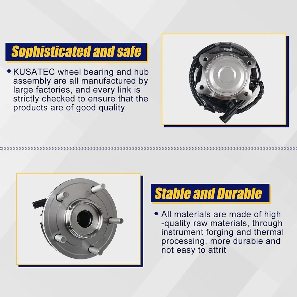 Cojinete de rueda y buje 512493 para Chrysler Town & Country Dodge Ram 2012-2016 Foto 2 de 4