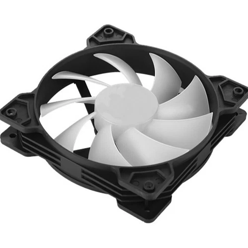 12cm 9 Blades Computer Fans With RGB Atmosphere Lamp Light High Cooling