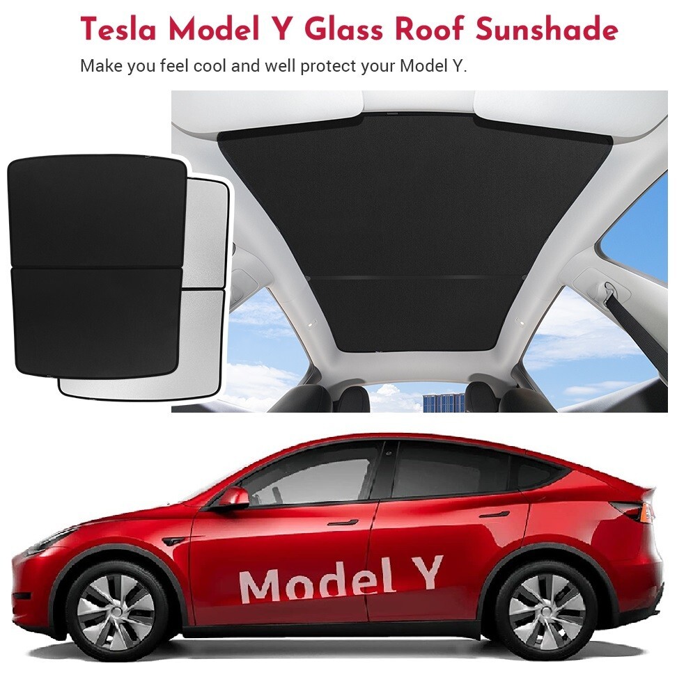 HALOBLK ROOF SUNSHADE Tesla モデルY Best Roof Glass Sunshade