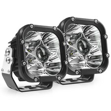 2PC LED Pods Light 5" 70W LED Work Light Off Road Driving Lights IP67 Waterproof