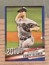 Corey Kluber - Cleveland Indians - 2020 Topps Decades' Best Blue DB99