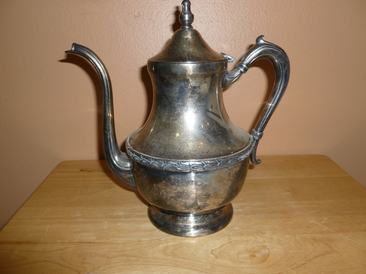 Vintage Silver Plated Teapot Stamped National Silver on Copper