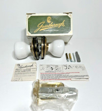 Gainsborough Privacy Door Knob Set 310 CAWAB White & Brushed Copper Locking