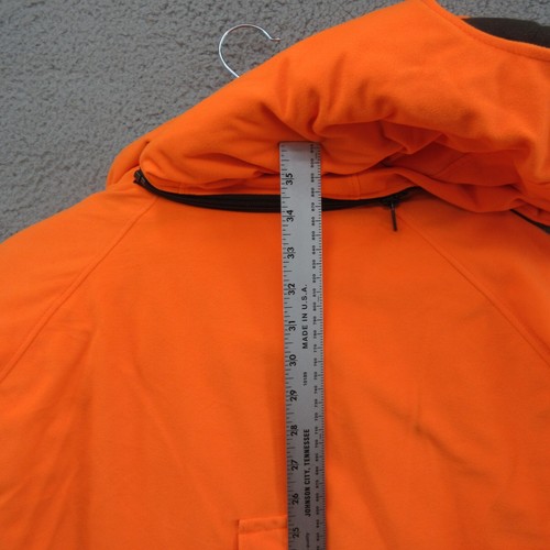 Walls Water Pruf Vintage Parka Coat Jacket Mens Extra Large Orange Bright Hooded - Picture 11 of 12
