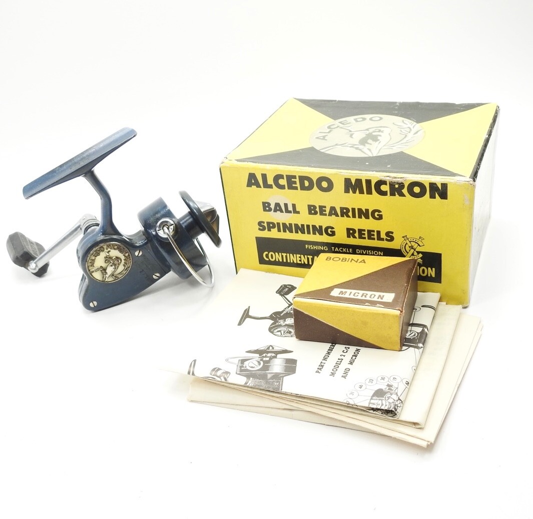 Vintage Alcedo Micron Fishing Reel. Made in Italy. W/ Box. eBay