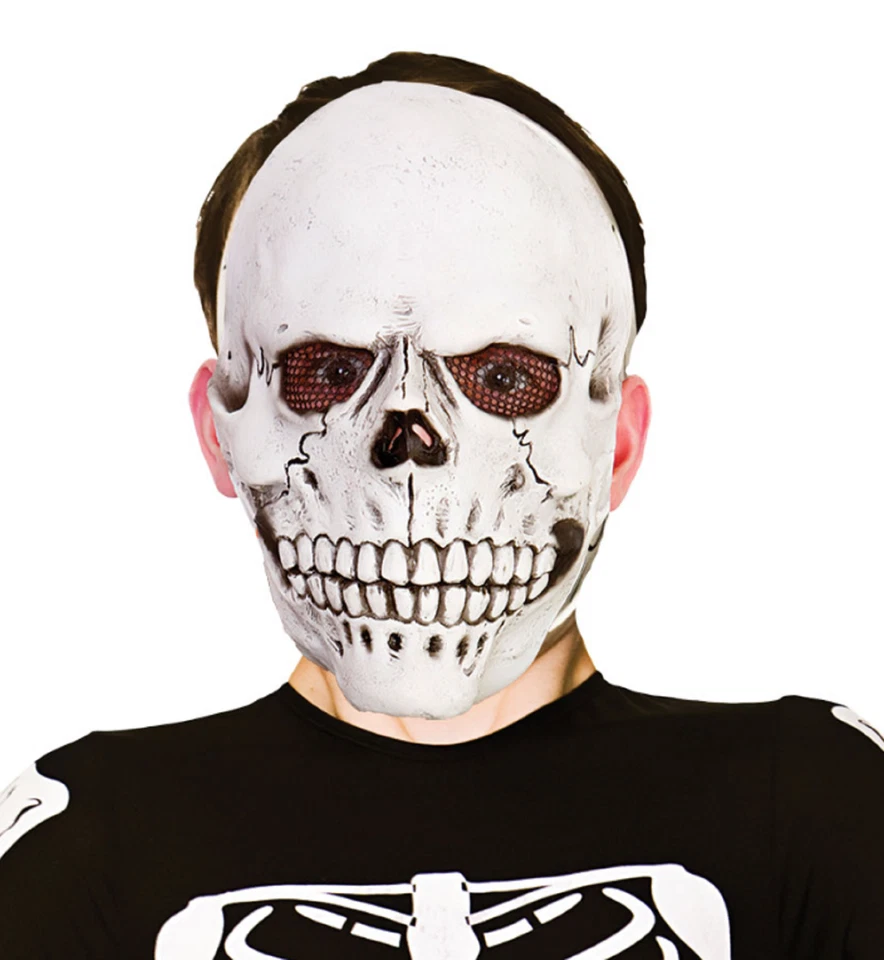 Wicked Costumes Kinder Latex Skelett Maske Halloween Schädel - Bild 1 von 1