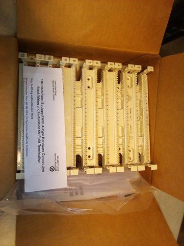 SYSTIMAX 110C-5CB / 4CB PUNCH DOWN CONNECTING BLOCK & 110 PATCH PANEL LOTS MIX - Picture 17 of 23
