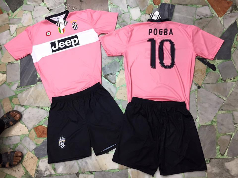 Camiseta y Cortos Pogba Oficial 2015/16 Juve Rosa Away | eBay