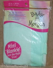 Vintage (Original) Baby Morgan Aqua Mini Blanket