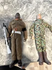 2- G.I. Joe Action Figures Hasbro Reproduction of 1964