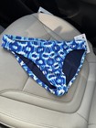 SPEEDO PRINTED 1.5" MINI-CUT SEMI-CHEEKY SWIM BRIEF BLUE 36” — photo 3