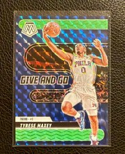 2024-25 Mosaic Tyrese Maxey Give And Go Green Mosaic Prizm 4/10!!!🔥🤩💎