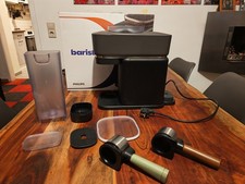 Philips Baristina BAR301/67 Black Walnuss Kaffee- Espressomaschine 2 Siebträger