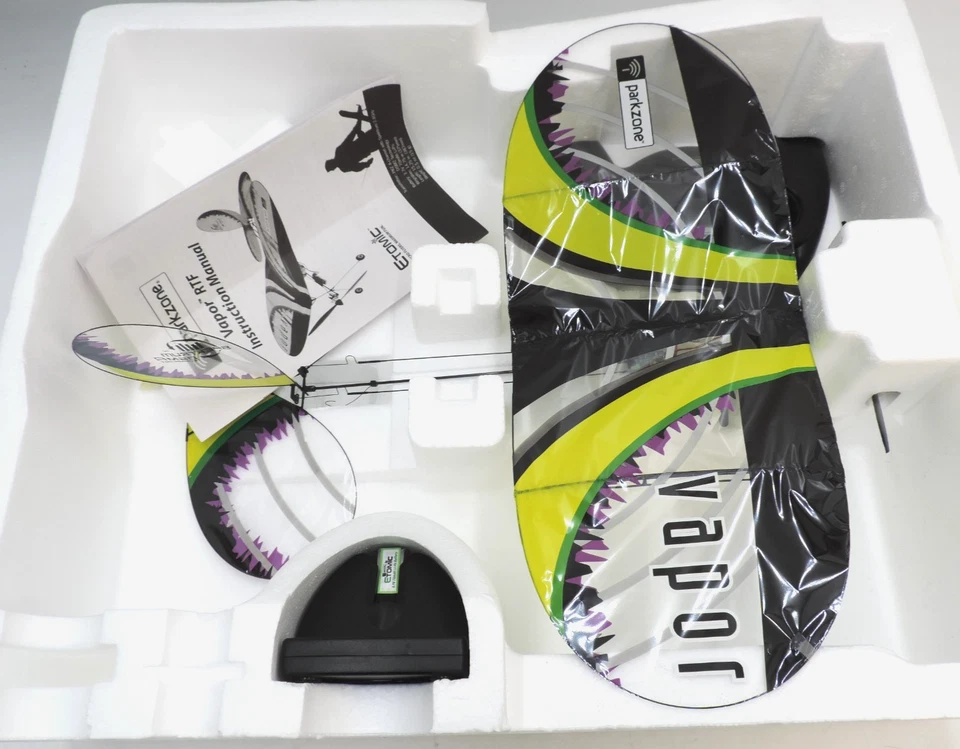 ParkZone Etomic Vapor RTF RC Glider Flyer / Untested - Image 2 of 4