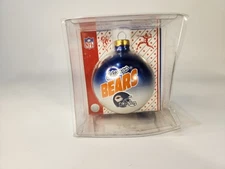 Vintage Chicago Bears NFL Topperscot Football Ball Christmas Tree Ornament