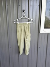 Adidas Youth Boy's Kids Sweatpants Joggers Green Size Small 8 Pockets Elastic