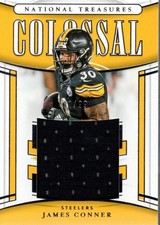 2019 Panini National Treasures Colossal Materials #20 James Conner Jersey /99 FB